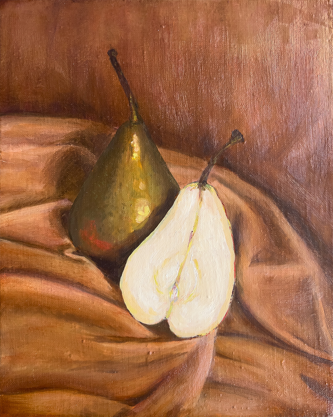 A Pair, 30cm x 24cm, Oil on Linen, 2025